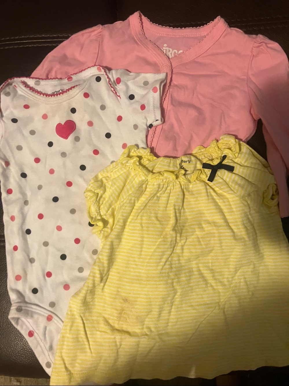 6mos babygirl 3piece bundle